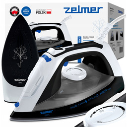 Żelazko Parowe Zelmer Polskie Ceramiczne Prasowanie Pion Para