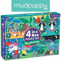 Mudpuppy, puzzle, progresywne Uważność , 4/6/9/12 el.
