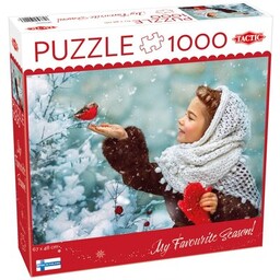 TACTIC Puzzle Lovers Girl in red Mittens 59221