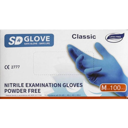 Continental Medical Bv Rękawiczki Nitrylowe SD Glove Bezpudrowe