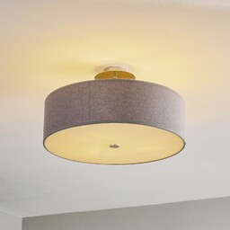 Nowodvorski Lighting Lampa sufitowa Viviane z tekstylnym kloszem,