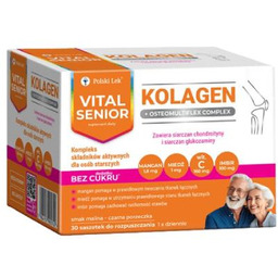 Vital Senior Kolagen smak malina czarna porzeczka, 30