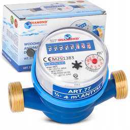 Wodomierz Licznik Wody Zimnej 3/4'' 4 m³/h Antymagnetyczny