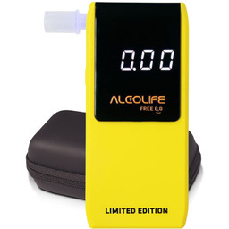 ALCOLIFE FREE ŻÓŁTY Alkomat, limitowana wersja, technologia elektrochemiczna