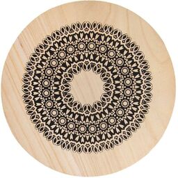 Podstawka pod garnek drewniana MANDALA 20 cm