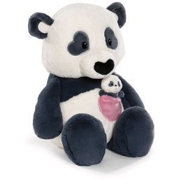 Nici Przytulanka Love Panda 40CM Z Kieszonką Serduszkiem