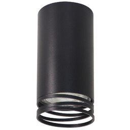 Tuba lampa sufitowa czarny 1x15W GU10 śr. 5,5