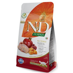 Farmina ND Pumpkin Feline Neutered Recipe Quail PumpkinPomegranate