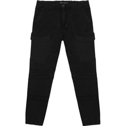 Duże Jeansy Joggery Męskie Czarne DOUBLE