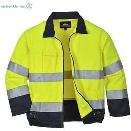 TX70 - Ostrzegawcza bluza Madrid - żółty-granatowy XL