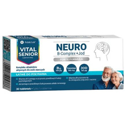 Vital Senior Neuro B-complex + Jod, 30 tabl.