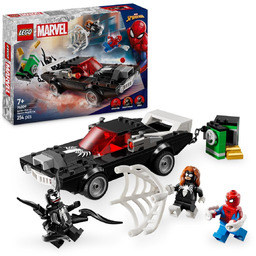 LEGO Marvel, klocki, Spider-Man kontra muscle car Venoma,