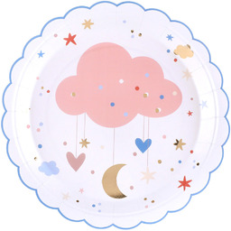 Talerzyki papierowe Sweetheart - 23 cm - 10