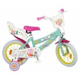 Toimsa Rower dziecięcy 14" Świnka Peppa zielony 1498