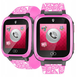 Smartwatch dla dziecka KiDiZ Fiber różowy KidiZ
