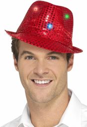 Light Up Sequin Trilby Hat