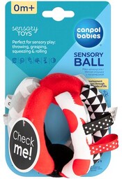 CANPOL BABIES Zabawka edukacyjna Sensory Toys Piłka kontrastowa