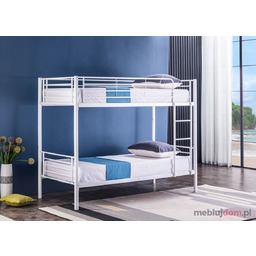 Łóżko piętrowe BND006 Biały, 90x200