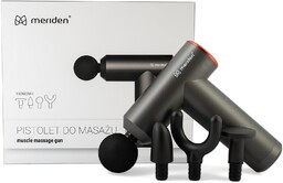 MERIDEN MM-G100 Pistolet do masażu (4 końcówki