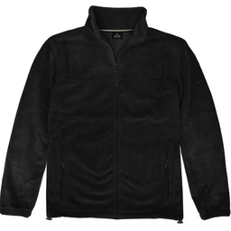 Duża Bluza Męska Polarowa Czarna DOUBLE