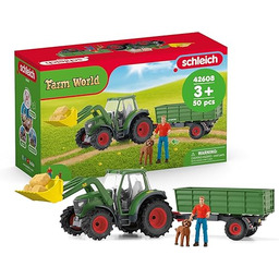 schleich 42608 Traktor z przyczepą, od 3 lat,