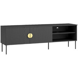 Szafka RTV MOND 08 Czarny 160 cm