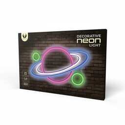 Neon dekoracyjny LED PLANET PLEXI MULTIKOLOR + USB