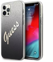 Guess GUHCP12MPCUGLSBK iPhone 12/12 Pro 6,1" czarny/black hardcase