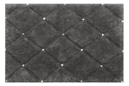 Eurofirany Dywanik 50x70 Chic 2 stalowy z bawełny