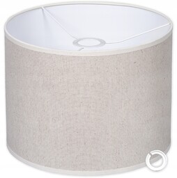 abażur Lniany na lampę 30 cm