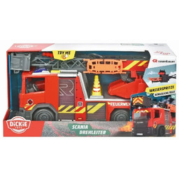 Pojazd Sos Scania straż pożarna 35 cm Dickie