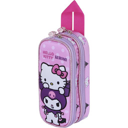 Karactermania Sanrio Hello Kitty Playful-3D podwójny piórnik, różowy,