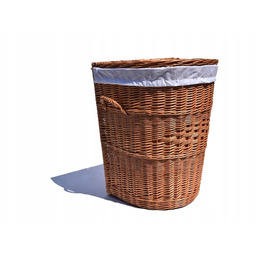 Kosz wiklinowy na Pranie Bieliznę pojemnik wkład