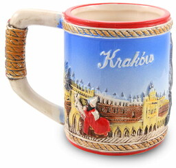 Kubek szkliwiony Kraków