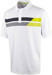 Island Green Męska asymetryczna koszulka polo z ochroną