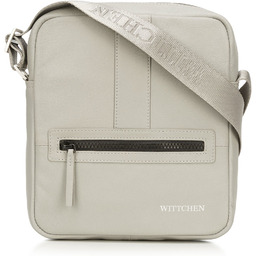 Męska listonoszka skórzana stębnowana mała