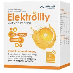 ACTIVLAB Elektrolity smak pomarańczowy, 10 saszetek