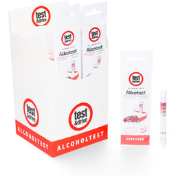 ALCOHOL TEST Alkomat jednorazowy, display 10 opakowań po