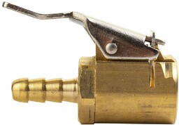Końcówka z zaciskiem do pompowania 6mm EM otwarta