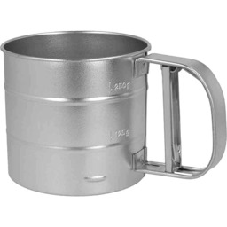 Metaltex 115025010 blacha blaszana z sitkiem mąki