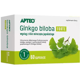 Apteo Ginkgo biloba Forte, 60 kaps.