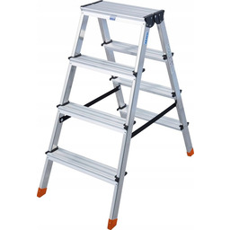 Drabina dwustronna Krause Dopplo 2x4 stopnie 120403