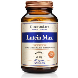 DOCTOR LIFE_Lutein Max luteina 25mg + zeaksantyna 5mg