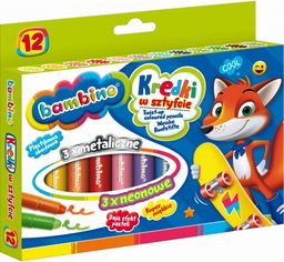 Kredki w sztyfcie 12 kolorów Bambino 28672