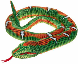 Beppe, Maskotka Wąż zielony, 180 cm