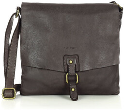 Torebka skórzana listonoszka stylowy minimalizm ala messenger leather