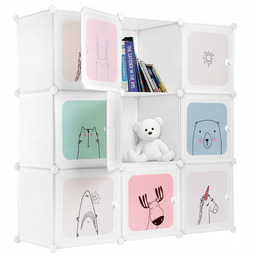 Szafka Modułowa dziecięca na zabawki ubrania buty