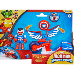 Marvel Iron Man Awesome Friends Kapitan Ameryka motocykl