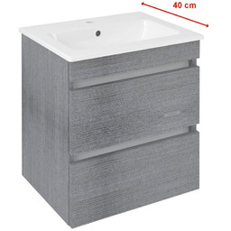 Sapho EZ492-1111 EZARA szafka pod umywalkę 48x54x39cm dąb