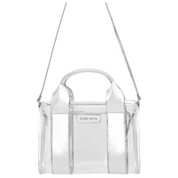 CASE-MATE Torba Micro Tote Bag Przezroczysto-srebrny